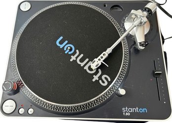 Stanton T50X Turntable - Turns On And Spins
