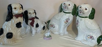 5 Ceramic Dog Statues And Decor