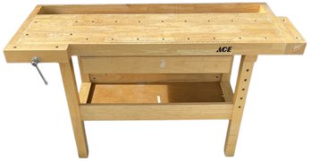 Ace Woodworking Workbench (57.5Lx20Wx34.5H)