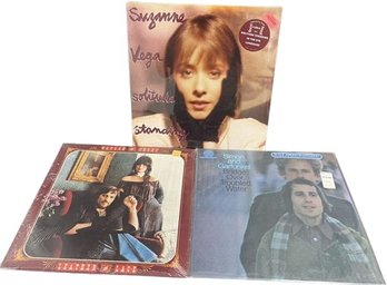 Three UNOPENED Vinyls- Waylon And Jessi, Simon And Garfunkel, & Suzanne Vega.