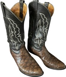 Laramie Anteater Leather Cowboy Boots Mens 11