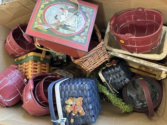 Box Of Christmas Boxes Baskets And Bins
