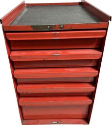 Miniature Tool Chest With 5 Drawers-Includes Miscellaneous Hardware And Tools- 12Lx9Wx13.5H