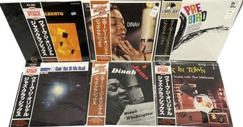 Unopened Japanese Pressed Vinyl Collection (6) Including Dinah Washington, Charlie Mingus, Oliver Nelson