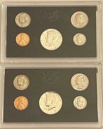 Two 1969 United States Proof Sets, 10pcs Coins