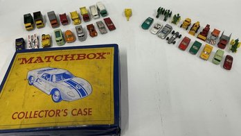 Matchbox Collector Case With Lot Of Toy Cars