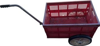 Red Crate On Wheels 44' Length