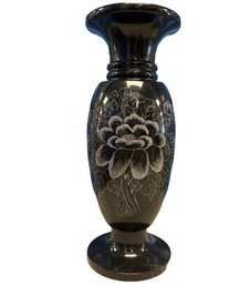 Polished Stone Decorative Vase (6x6x16)