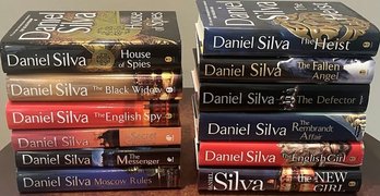 12 Hardcover Novels By Acclaimed Author, Daniel Silva