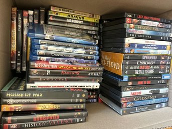 75 DVDs- Vanilla Sky, Fargo, Casino, Manhunter, The Score, Enemy At The Gates, Man On Fire And Many More