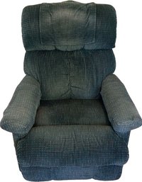 Two Of Two Identical Forest Green Recliners (33x39x37)