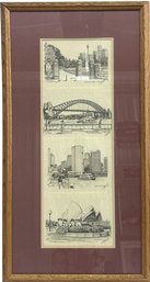 The Botanical Gardens, Sydney Opera House, Circular Quay, Harbour Bridge Wall Art Signed By Artist