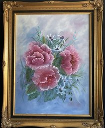 Floral Painting (23x29) Signed By Duncan