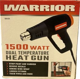 Warrior 1500 Watt Dual Temperature Heat Gun-Tested And Working