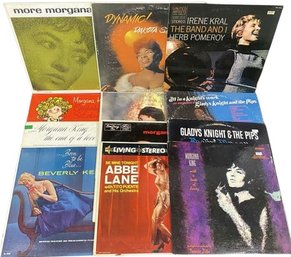 Collection Of 12 Vinyl Records Includes, Abbe Lane, Morgana King, Irene Kral And Many More