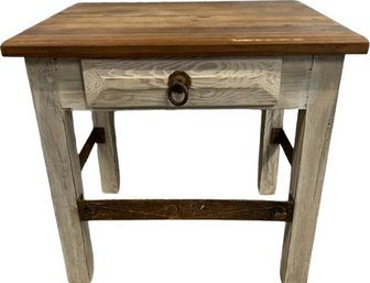 Solid Wood Nightstand - L23xW18xH22