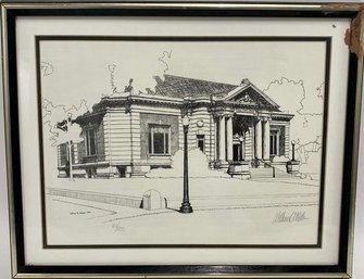 Framed Limited Print Signed By Artist, William A Weber 1985 (19.5x15)