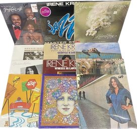 Collection Of 12 Unopened Vinyl Records Includes, Leah Kunkel, Karin Krog, Irene Kral And Many More