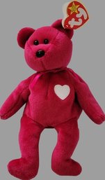 Rare Original TY Beanie Baby 1999 Valentina Bear, Quality Condition.