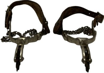 Pair Of Cowboy Spurs - 9'L