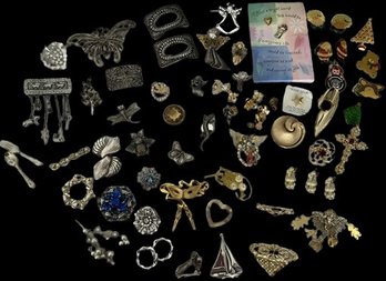 Large Variety Of Pins And Button Covers