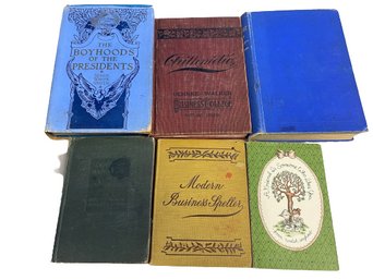 Vintage Practical Books Including Century Handbook Of Writing, Modern Business Speller And Many More