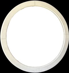 Round White Mirror Diameter 24 Inches