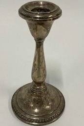 Sterling Silver Candlestick Holder - 6' Tall, 10.2oz