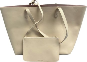 Mansur Gavriel Large Tote With Detachable Pouch- 13-18Lx6Wx12H