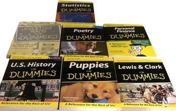 7 For Dummies Books- Puppies, Everyday Math, U.S. History