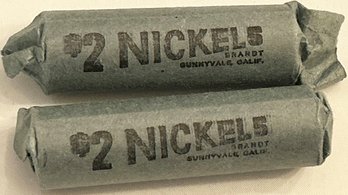 Coins: $2 Nickel 1943, 44pcs Each Roll - 1.80