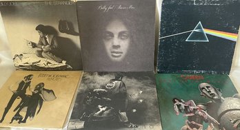 6 Vinyl Records-Billy Joel, Queen, Fleetwood Mac, Pink Floyd