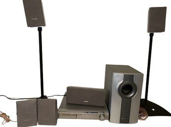 Samsung DVD Home Theater System. Includes 2 Tower Speakers (55in Tallest Extension), Subwoofer & Many More