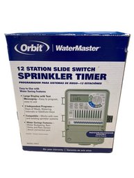 Orbit WaterMaster 12 Station Slide Switch Sprinkler Timer- Unused In Original Box (9x7x4)