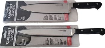 Cuisinart 8' Chef Knife And 8' Slicing Knife.