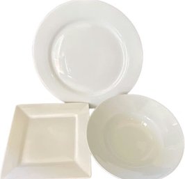 Large White Serving Dishes From Tag