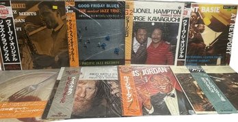Unopened Japanese Pressed, Jazz Records (8) Jim Hall, Lewis Jordan, Count Basie