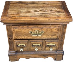 Wooden Nightstand Table Drawer (28Lx16Wx25H)