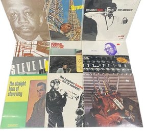 Collection Of 12 Unopened Vinyl Records Includes, Steve Lacy, Don Lanphere Quintet And Many More