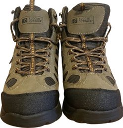 Mens Hiking Boots From Rugged Outback-Size 10.5-Like New With Tags