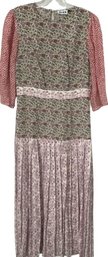 RIXO Cozi Pleated Dress - Size Small