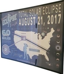 Solar Eclipse August 21 2017 Poster. (24' X 18')