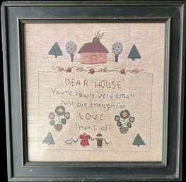 Stitched Framed Artwork - 15Lx15W