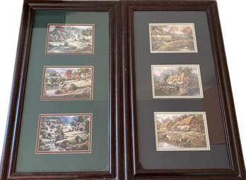 Framed Scenic Prints (27.5x15.5) Artist Unknown