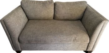 Gray Fabric Love Seat- 67Lx38Wx31H