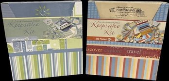 Keepsake Scrapbooking Kits, 2 New In Boxes. One All Occasion & One For Travel