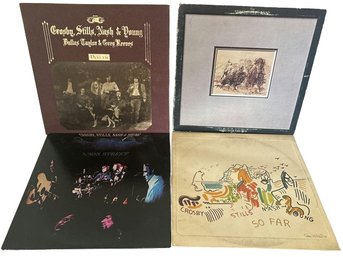 4 Crosby, Stills, Nash And Young Vinyl Records