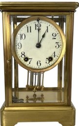 Astonia Clock Company. Measures 10' T X 6' W X 5' D. Made In The USA