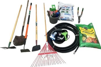 Garden Tools, Soil, Hose, Shovel And More