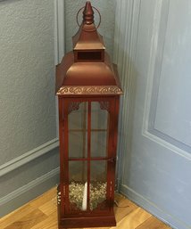 Red Decorative Lantern (28in Tall)